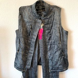 Two piece vest and pants